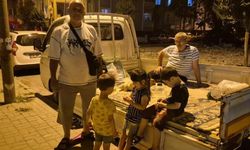 Avcılar’da kamyonet kasasında deprem nöbeti