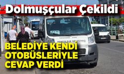 AVM hattında yeni dönem: Dolmuşçular kontak kapatınca belediye devreye girdi