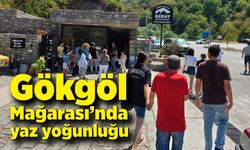 Gökgöl Mağarası’nda yaz yoğunluğu: Ziyaretçiler serinliğe akın etti