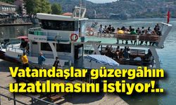 Tekneye ilgi artıyor: Vatandaşlar güzergâhın uzatılmasını istiyor