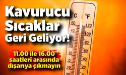 Kavurucu Sıcaklar Geri Geliyor! Meteoroloji’den Hafta Sonu Uyarısı