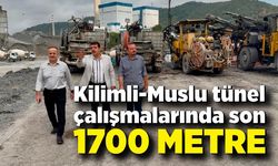Muammer Avcı: Kilimli-Muslu tünel çalışmalarında son 1700 metre