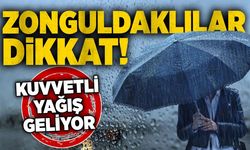 Meteoroloji’den Zonguldak’a kuvvetli yağış uyarısı