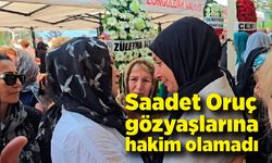 Saadet Oruç gözyaşlarına hakim olamadı