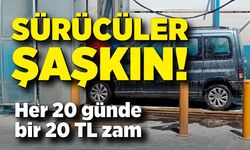 Sürücüler de şaşkın! Her 20 günde bir 20 TL