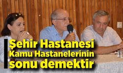 Dr. Kemal Yurtbay; Şehir Hastanesi Kamu Hastanelerinin sonu demektir