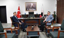 Rektör Özölçer’den Milli Eğitim Müdürüne ziyaret