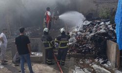 Mardin'de içecek deposundaki yangına TOMA müdahale etti