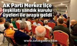 AK Parti Merkez İlçe teşkilatı sandık kurulu üyeleri ile araya geldi