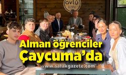 Alman öğrenciler Çaycuma’da