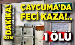 Çaycuma’da kazadan acı haber; 1 ölü