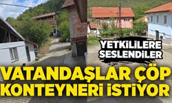 Devrek’te vatandaşlar çöp konteyneri istiyor