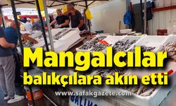 Hafta sonunda balıkçılar hareketli bir gün geçirdi