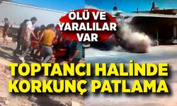 Toptancı halinde patlama: 1 ölü, 3 yaralı