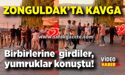 Zonguldak’ta kavga: Birbirlerine girdiler, yumruklar konuştu!