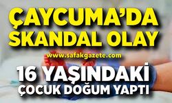 Çaycuma’da 16 yaşındaki kız acil serviste doğum yaptı