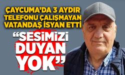 Çaycuma’da 3 aydır telefonu çalışmayan vatandaş isyan etti: “Sesimizi duyan yok”