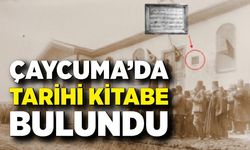 Çaycuma’da Tarihi Kitabe Bulundu: Milli Mücadele Döneminden Kalma Eşsiz Eser