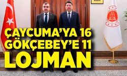 Çaycuma’da 16 adet, Gökçebey’de ise 11 adet lojman kazandırıldı