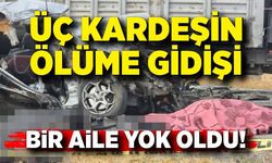 Üç kardeşin ölüme gidişi: Kamyonla çarpıştılar
