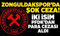 Zonguldakspor’da şok ceza! İki isim PFDK’dan para cezası aldı