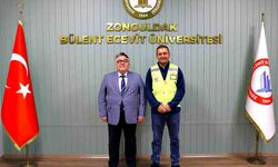 Rektör Özölçer, eski öğrencisi Kılınçkaya’yı ağırladı