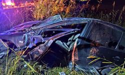 Takla atan otomobil hurdaya döndü: 1 yaralı