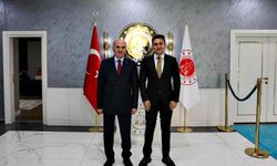 Başkan Özlü, Başsavcı Emre ile bir araya geldi