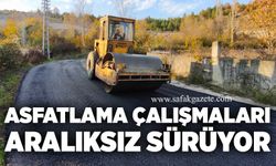 Asfaltlama çalışmaları aralıksız sürüyor