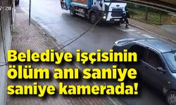 Belediye işçisinin hayatını kaybettiği korkunç kaza