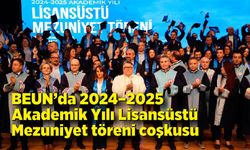 BEUN’da 2024–2025 Akademik Yılı Lisansüstü Mezuniyet töreni coşkusu