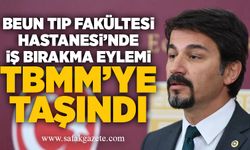 BEUN Tıp Fakültesi Hastanesi’nde iş bırakma eylemini TBMM'ye taşıdı