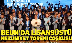 BEUN’da Akademik Yılı Lisansüstü mezuniyet töreni coşkusu