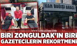 Biri Zonguldak'ın biri gazetecilerin rekortmeni