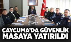 Haftalık Asayiş ve Güvenlik Toplantısı Çaycuma’da yapıldı