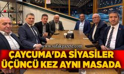 Çaycuma'da siyasiler üçüncü kez aynı masada