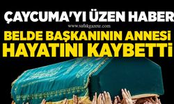 Çaycuma'yı üzen haber: Belde başkanın annesi hayatını kaybetti