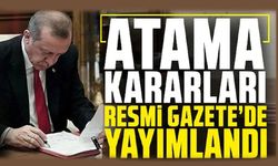 Cumhurbaşkanı Erdoğan’dan Çok Sayıda Görevden Alma ve Atama
