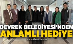 Devrek Belediyesi’nden anlamlı hediye