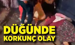 Düğünde korku dolu anlar: Havai fişekler kalabalığın ortasında patladı