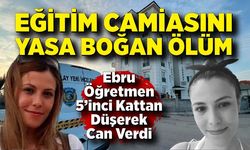 Genç öğretmen 5'inci kattan düştü