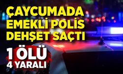 Çaycuma'da emekli polis kahvehanede dehşet saçtı