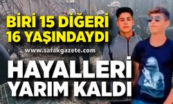 15 ve 16 yaşındaki 2 çocuk işçi, gözyaşları içerisinde defnedildi