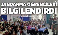 Jandarma öğrencileri bilgilendirdi