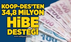 KOOP-DES’ten 34,8 milyon lira hibe desteği