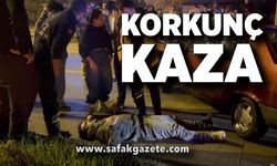 Kontrolden çıkan otomobil elektrik direğine çarptı: 1 yaralı