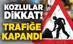 Kozlulular dikkat: O yol trafiğe kapatıldı!