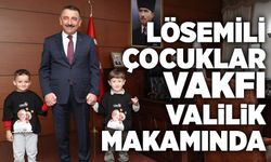 Lösemili Çocuklar Vakfı Valilik makamında