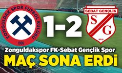 Zonguldakspor FK-Sebat Gençlik Spor maçı başladı