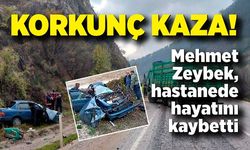 Kamyon otomobille çarpıştı: 1 ölü, 1 yaralı